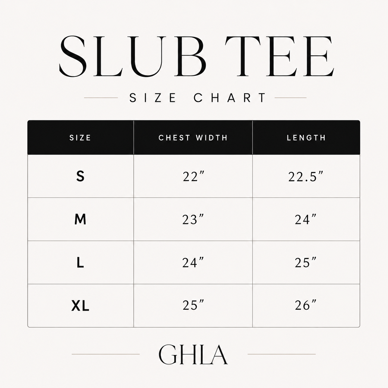 100% Cotton Slub Tee